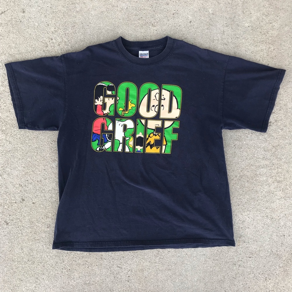 Vintage 90’s Peanuts Charlie Brown Shirt Mens XL.